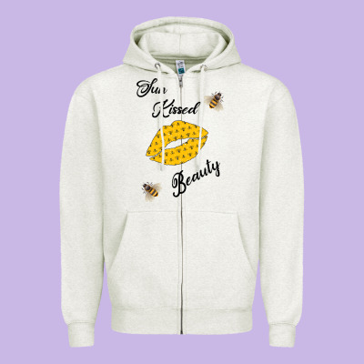 Sun Kissed Beauty Zipper Hoodie Designed By Bettercallsaul