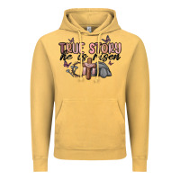 Vintage Mustard true story he is risen Vintage Hoodie - MaliasSmallBusiness