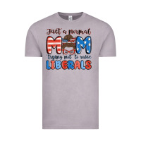 Vintage Zinc just a normal mom trying not to raise liberals Vintage Tee - MaliasSmallBusiness
