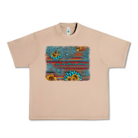 Burro sunflower gemstone serape background Urban Heavy Tee - AdoDesignShop