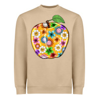 Mushroom colorful flora apple teacher Heavyweight Sweatshirt - NancyCooperArtShop