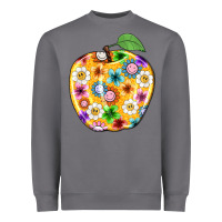 Storm colorful flora apple teacher Heavyweight Sweatshirt - NancyCooperArtShop