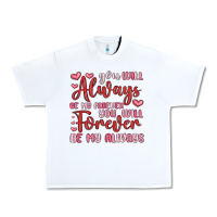 White you will always be my forever you will forever be Urban Heavy Tee - MaliasSmallBusiness