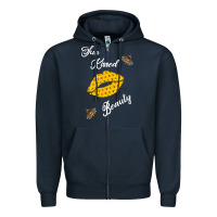 Navy Sun Kissed Beauty Zipper Hoodie - Bettercallsaul
