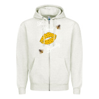 Oatmeal Heather Sun Kissed Beauty Zipper Hoodie - Bettercallsaul