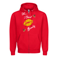 Red Sun Kissed Beauty Zipper Hoodie - Bettercallsaul