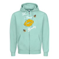 Seafoam Sun Kissed Beauty Zipper Hoodie - Bettercallsaul