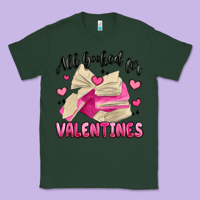 All Booked For Valentines Classic Tee Designed By Maliassmallbusiness