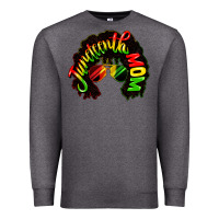 Charcoal Heather juneteenth mom Premium Sweatshirt - CowGirlArtShop