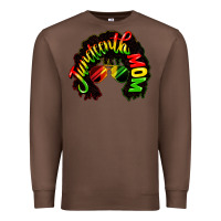 Chestnut juneteenth mom Premium Sweatshirt - CowGirlArtShop