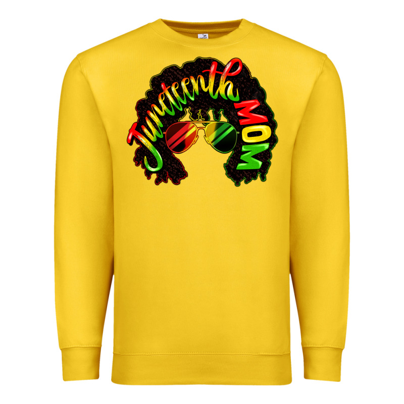 Juneteenth Mom Premium Sweatshirt by CowGirlArtShop | Teevron