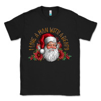 Black i love a man with beard Classic Tee - CowhideDigitalArt