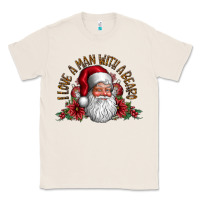 Natural i love a man with beard Classic Tee - CowhideDigitalArt