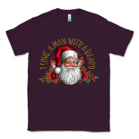 Plum i love a man with beard Classic Tee - CowhideDigitalArt