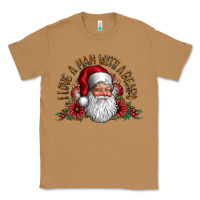 Toasted Coconut i love a man with beard Classic Tee - CowhideDigitalArt