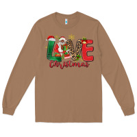 Toasted Coconut love christmas black santa Long Sleeve Tee - MaliasSmallBusiness