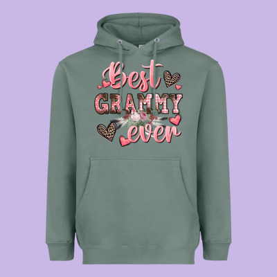 Best Grammy Ever Mother's Day Heavyweight Hoodie Designed By Cowgirlartshop