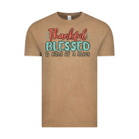 Vintage Coffee thankful blessed and kind of a mess Vintage Tee - MaliasSmallBusiness