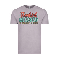 Vintage Zinc thankful blessed and kind of a mess Vintage Tee - MaliasSmallBusiness