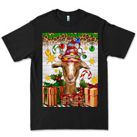 Black christmas goat air freshener Premium Tee - Artiststas