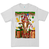 Dove Grey christmas goat air freshener Premium Tee - Artiststas