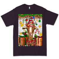 Plum christmas goat air freshener Premium Tee - Artiststas