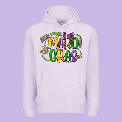 Little Miss Mardi Gras Premium Hoodie Designed By Cowgirlartshop