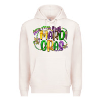 Pale Pink little miss mardi gras Premium Hoodie - CowGirlArtShop