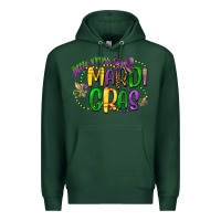Sports Green little miss mardi gras Premium Hoodie - CowGirlArtShop