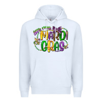 White little miss mardi gras Premium Hoodie - CowGirlArtShop