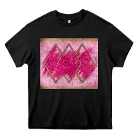 Black pink glitter Heavy Core Tee - JahusDesignShop