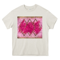 Cream pink glitter Heavy Core Tee - JahusDesignShop