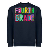 Navy fourth grade Heavyweight Sweatshirt - NancyCooperArtShop