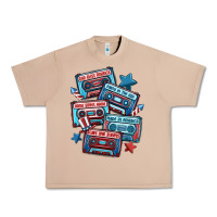 Burro usa america cassette tapes Urban Heavy Tee - MaliasSmallBusiness