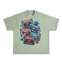 Oil Green usa america cassette tapes Urban Heavy Tee - MaliasSmallBusiness