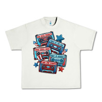 Pistachio usa america cassette tapes Urban Heavy Tee - MaliasSmallBusiness