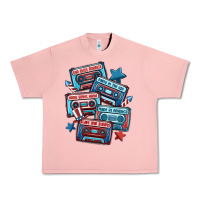 Salmon usa america cassette tapes Urban Heavy Tee - MaliasSmallBusiness