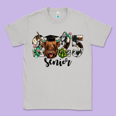 Cow 2025 Senior Classic Tee Designed By Jahusdesignshop