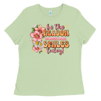 Matcha be the reason someone smiles today Ladies Tee - JahusDesignShop
