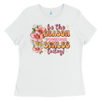 White be the reason someone smiles today Ladies Tee - JahusDesignShop
