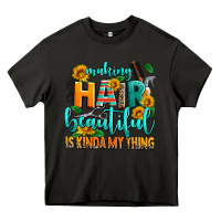 Asphalt making hair beautiful is kinda my thing Heavy Core Tee - AdoDesignShop