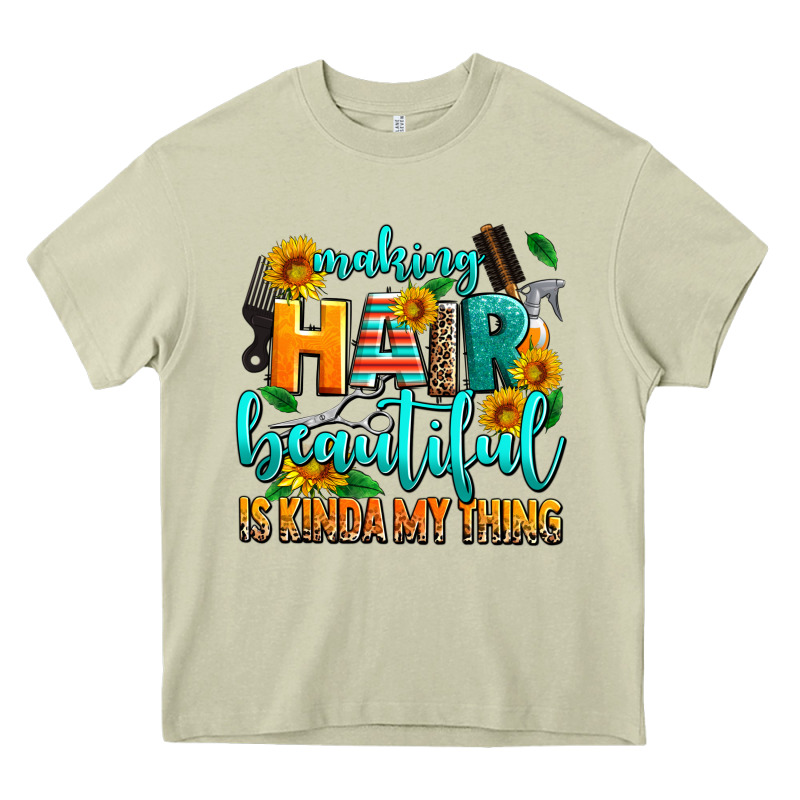 Making Hair Beautiful Is Kinda My Thing Heavy Core Tee by AdoDesignShop | Teevron