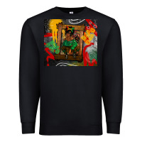Black juneteenth black woman fashion girl Premium Sweatshirt - CowGirlArtShop