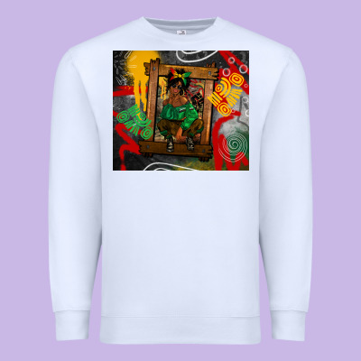 Juneteenth Black Woman Fashion Girl Premium Sweatshirt Designed By Cowgirlartshop