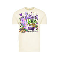 Vintage Arctic mardi gras jesus fills my cup Vintage Tee - MaliasSmallBusiness