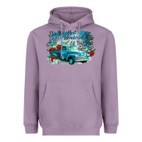 Lavender its the wonderful time of the year truck Heavyweight Hoodie - CowGirlArtShop