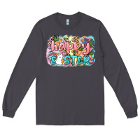Smoke Happy Easter Long Sleeve Tee - NancyCooperArtShop