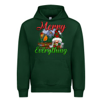 Forest Green merry everything Urban Hoodie - BundleAndBundleShop