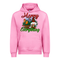 Fuchsia Pink merry everything Urban Hoodie - BundleAndBundleShop
