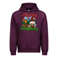Mauve Wine merry everything Urban Hoodie - BundleAndBundleShop